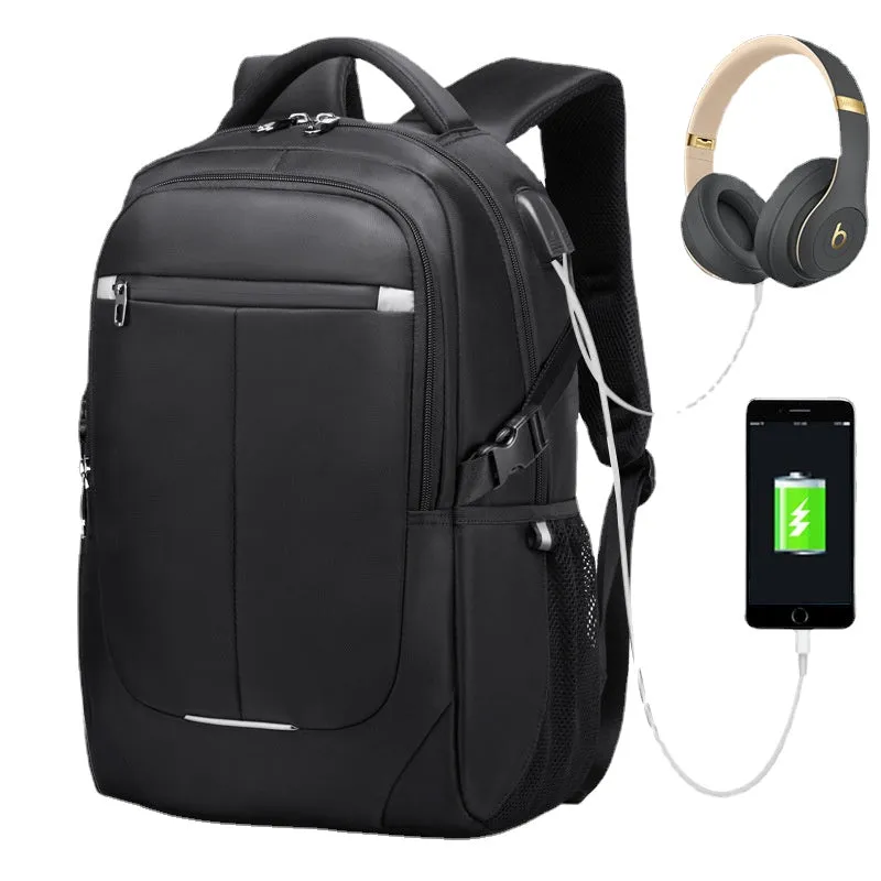 Backpack Men's Women's Computer Bag Multi-Compartment USB Student Schoolbag