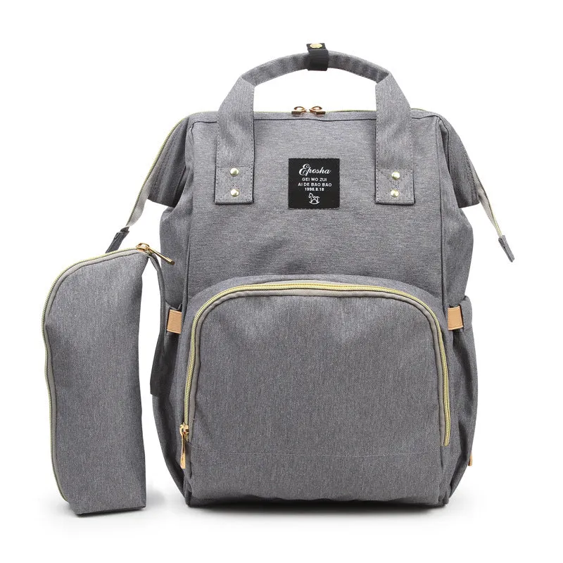 Backpack Mummy Bag  Mom  Multi-Functional Large Capacity Lightweight