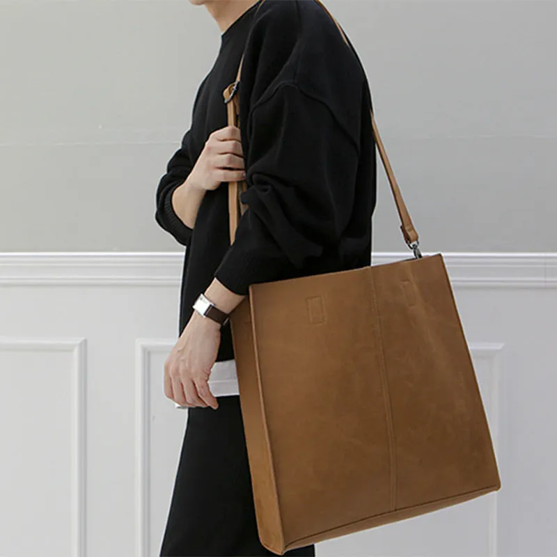 Backpack Single-Shoulder   Men Women Tote Square Vertical Crossbody Hand shoulder bag