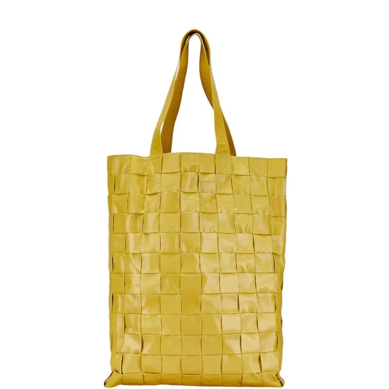 Bottega Veneta Maxi Intrecciato Cassette Tote Bag Yellow