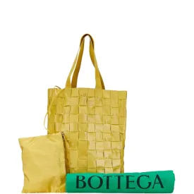 Bottega Veneta Maxi Intrecciato Cassette Tote Bag Yellow