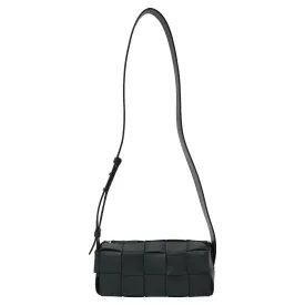 Bottega Veneta Small Brick Cassette Shoulder Bag in Green Lambskin Leather
