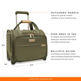 Briggs & Riley Baseline 16" 2-Wheel Cabin Bag - Olive