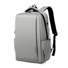 Business Casual Computer Bag Student Schoolbag Rechargeable Anti-Theft Backpack