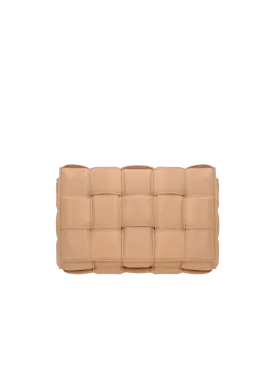 Cassette Intrecciato Leather Shoulder Bag