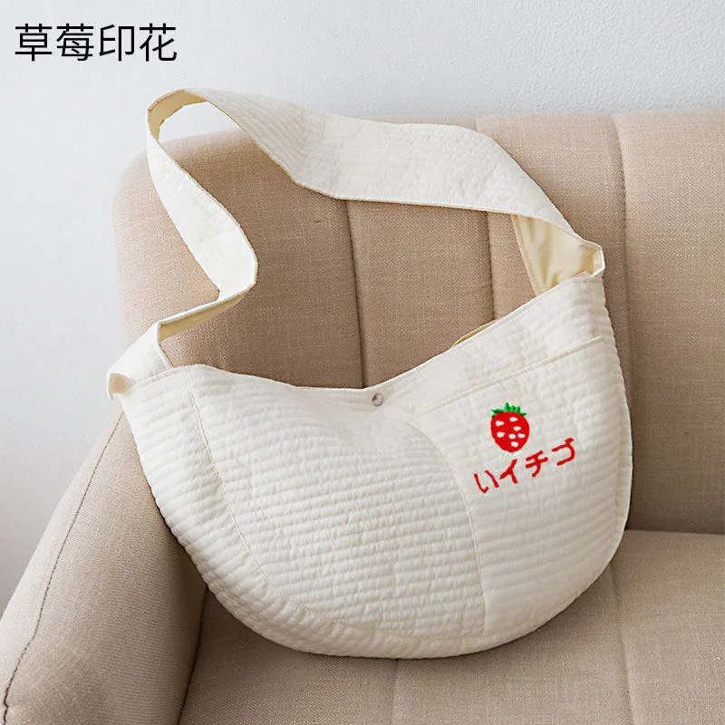 Cat dog Backpack Canvas Shoulder Cat Bag Crossbody Portable Cat Dog Supplies