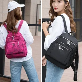 Chibao Nylon Backpack Female Personality Camouflage Double-Shoulder Backpack
