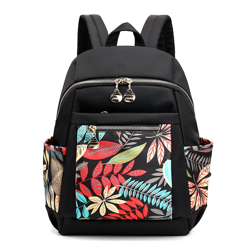 Chibao Nylon Backpack Female Personality Camouflage Double-Shoulder Backpack