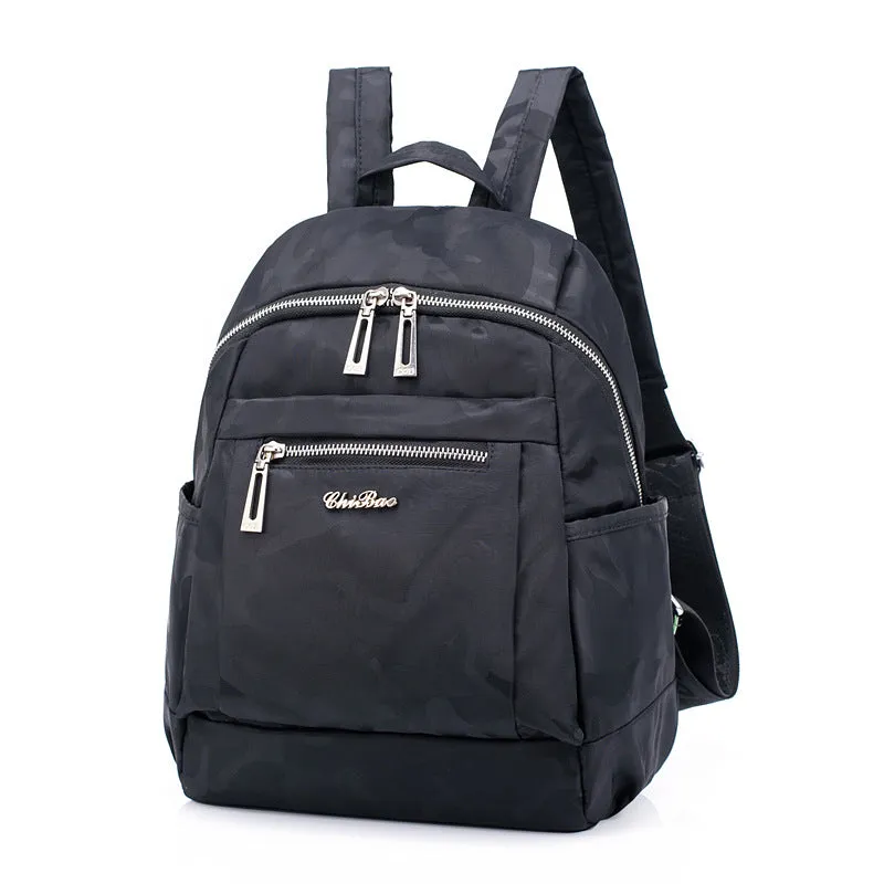Chibao Nylon Backpack Female Personality Camouflage Double-Shoulder Backpack