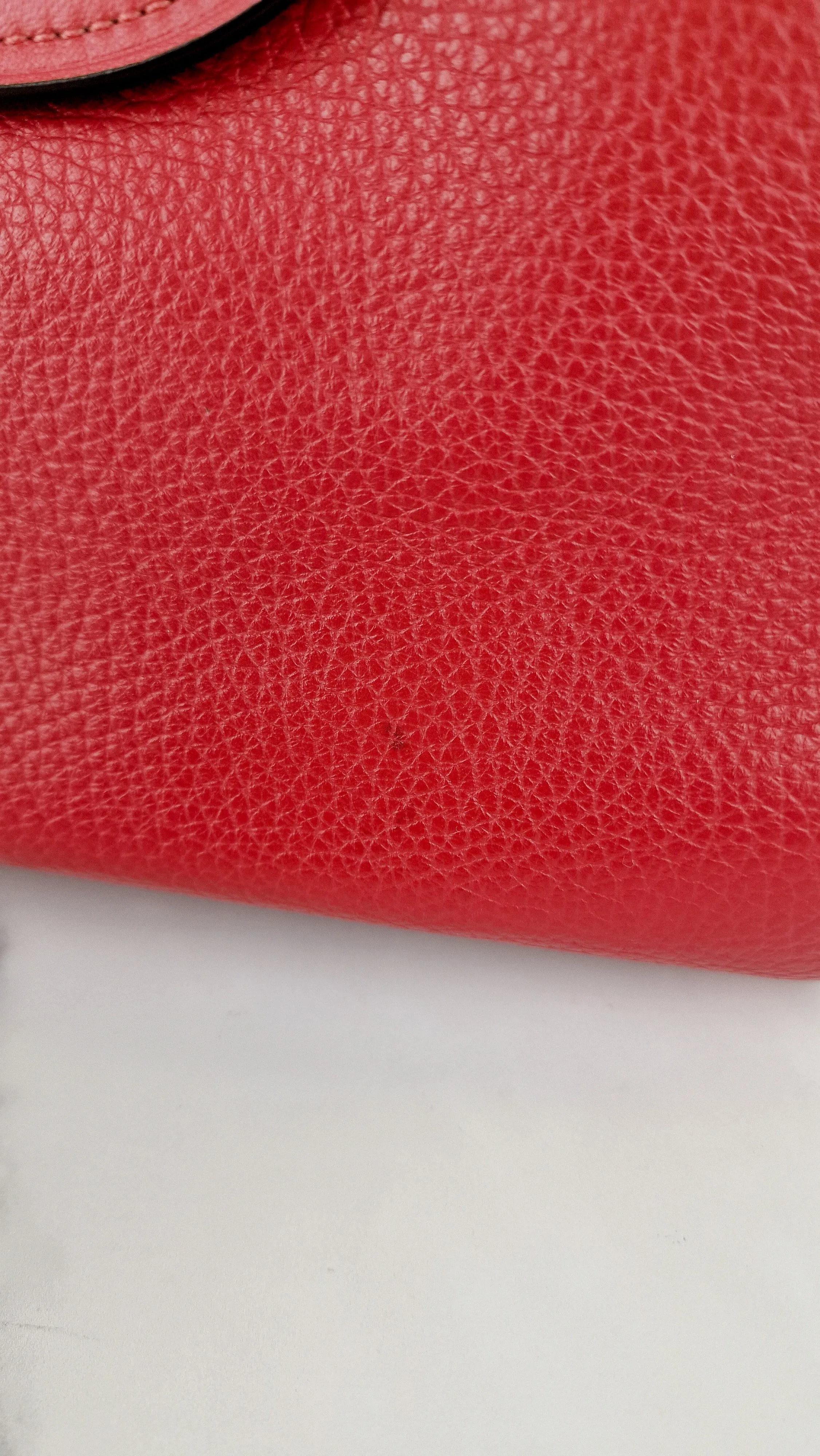 Coach Large Blake Flap Carryall Bag in Red Mixed Leather with Tophandle & Turnlock - Coach F39020