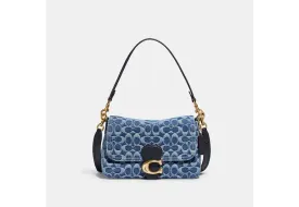 Coach Soft Tabby Shoulder Bag In Signature Denim