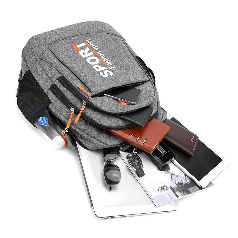 Computer Bag Korean Style Backpack Sports Bag Casual Student Schoolbag