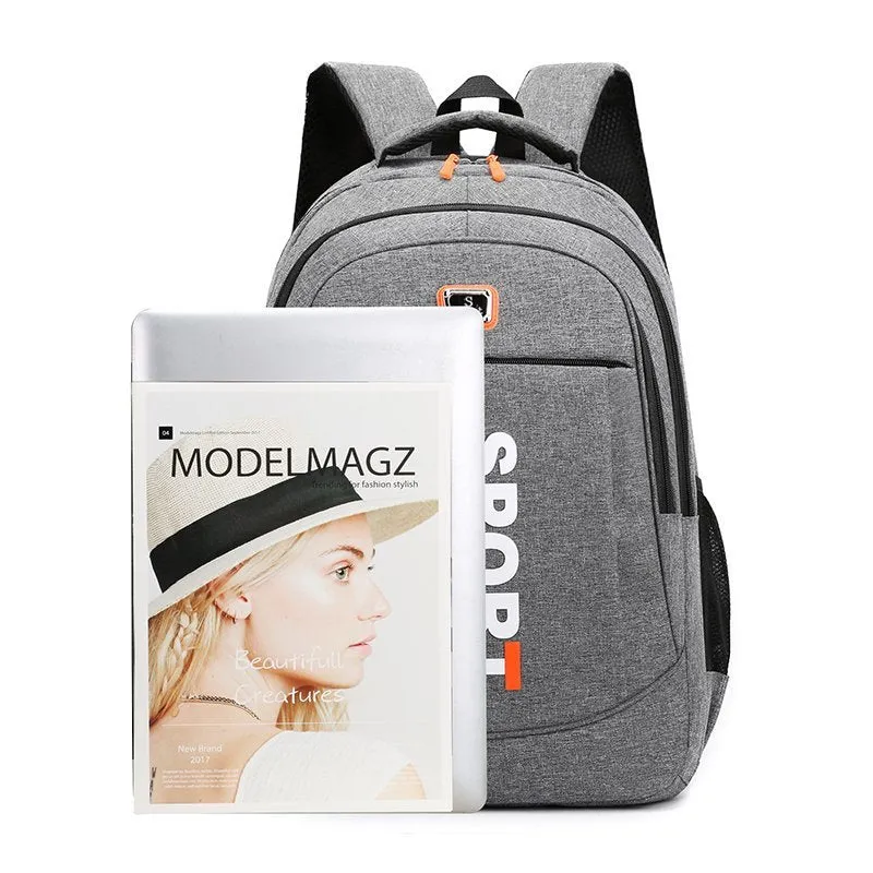 Computer Bag Korean Style Backpack Sports Bag Casual Student Schoolbag