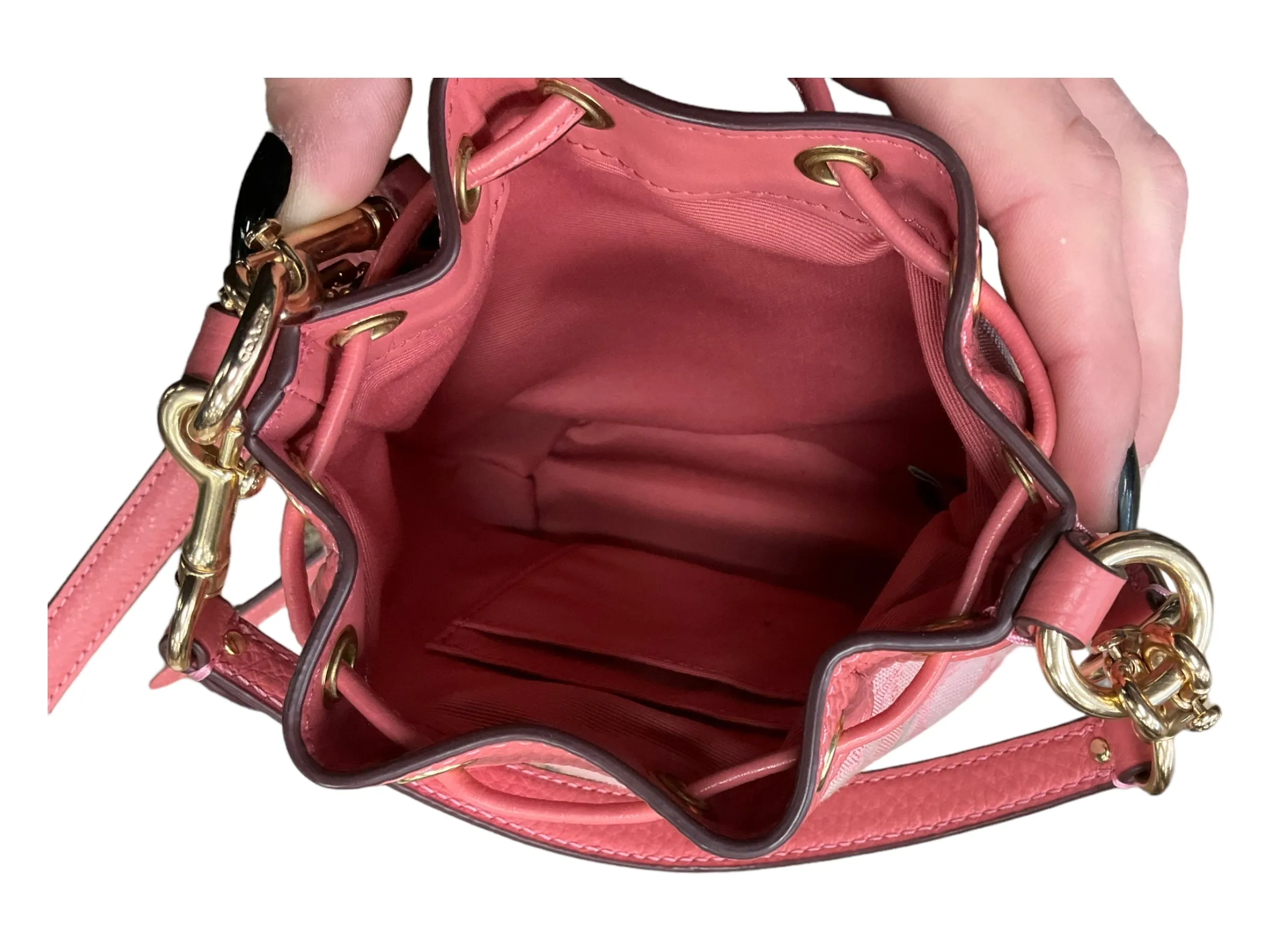 Crossbody Leather By Coach  Size: Small