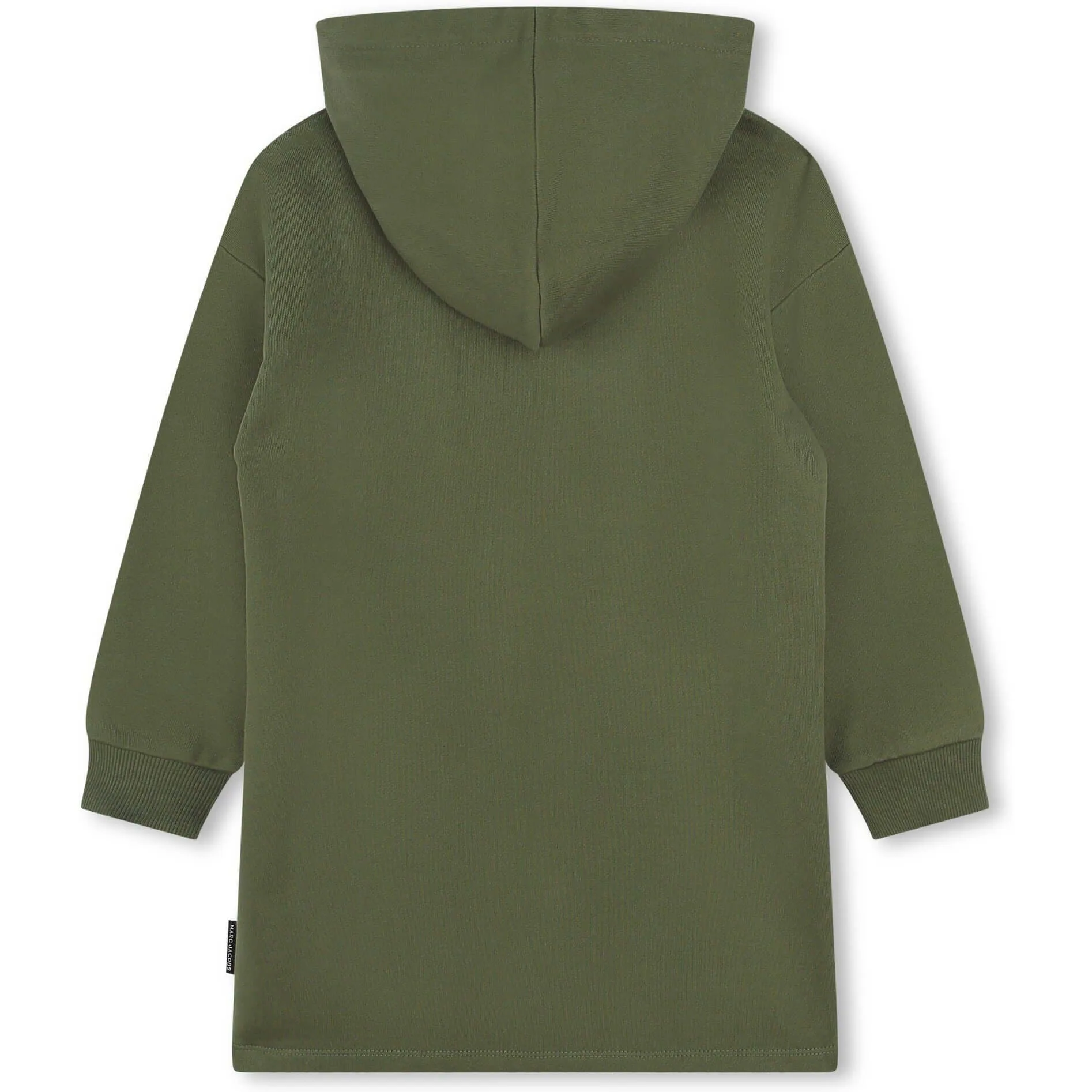 Girls Khaki Hooded Bag Dress