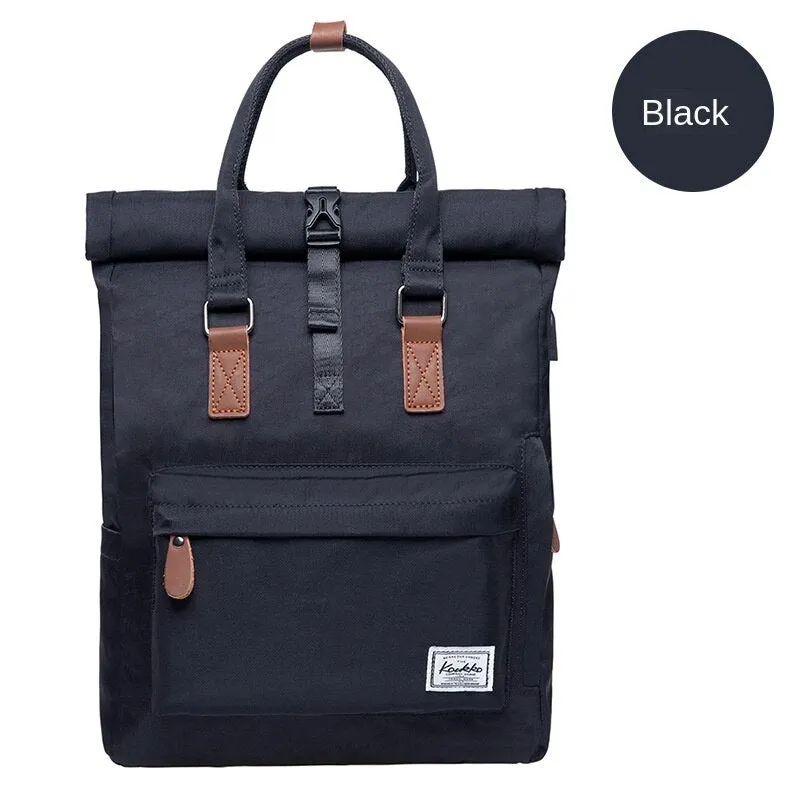 Laptop Bag Mountaineering Backpack Female Middle School Student Ins Korean Style Schoolbag