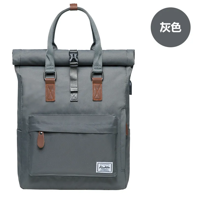 Laptop Bag Mountaineering Backpack Female Middle School Student Ins Korean Style Schoolbag
