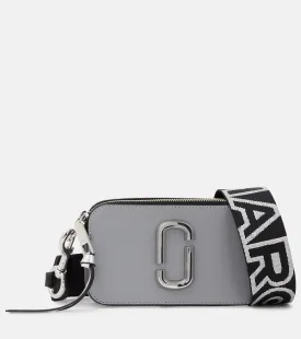 Marc Jacobs leather snapshot camera bag, gray