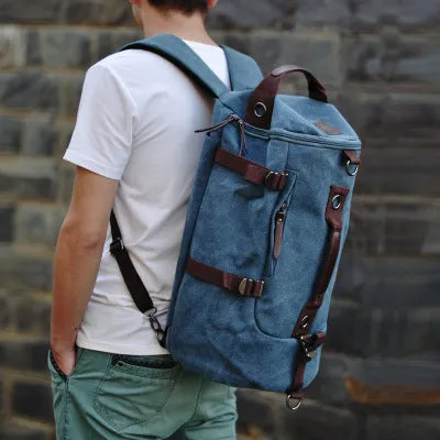 Men's Fashionable Student Schoolbag Youth Travel Bag Computer Large-Capacity Backpack