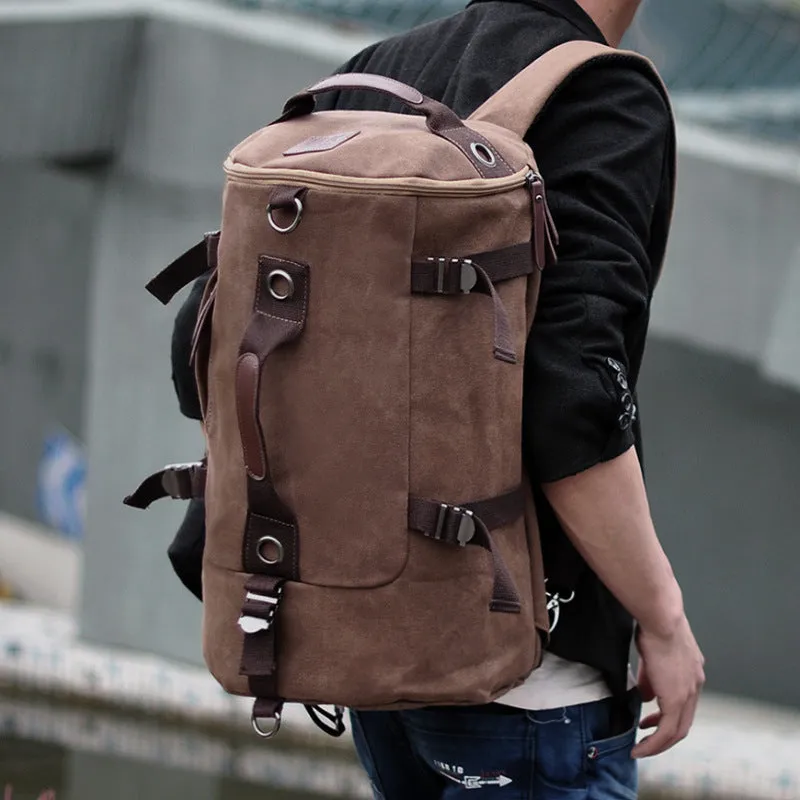 Men's Fashionable Student Schoolbag Youth Travel Bag Computer Large-Capacity Backpack