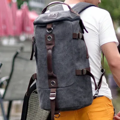 Men's Fashionable Student Schoolbag Youth Travel Bag Computer Large-Capacity Backpack