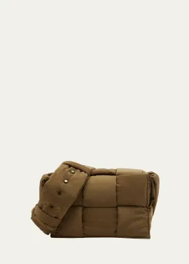 Men's Padded Tech Cassette Nylon Crossbody Bag