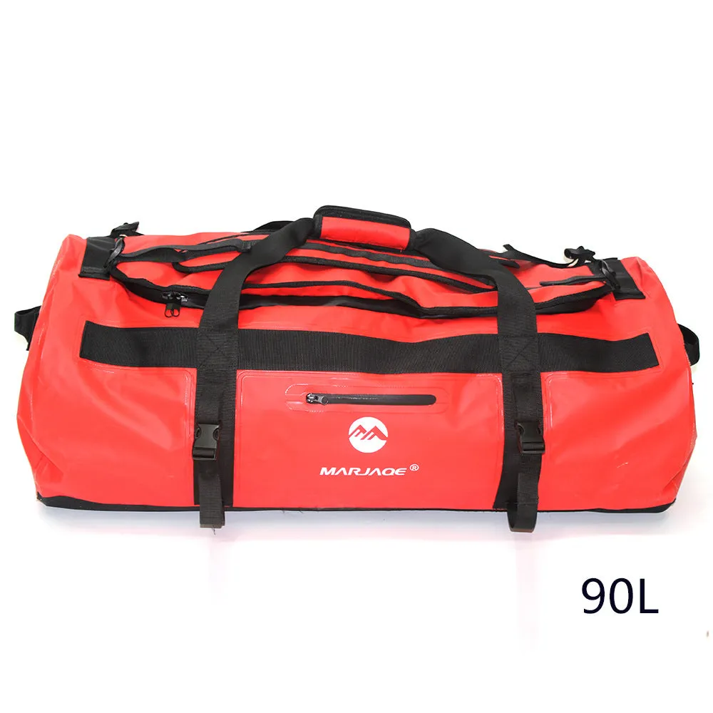 Outdoor Portable Zippered Waterproof Sailing Travel Bag with Double Shoulders