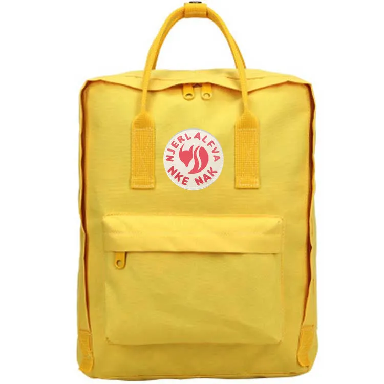Outdoor Waterproof Fox Backpack Women's Schoolbag Men's Travel Bag Canvas