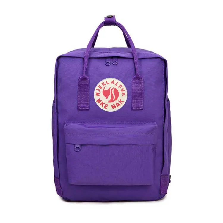 Outdoor Waterproof Fox Backpack Women's Schoolbag Men's Travel Bag Canvas
