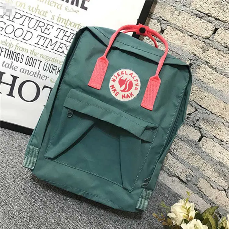 Outdoor Waterproof Fox Backpack Women's Schoolbag Men's Travel Bag Canvas