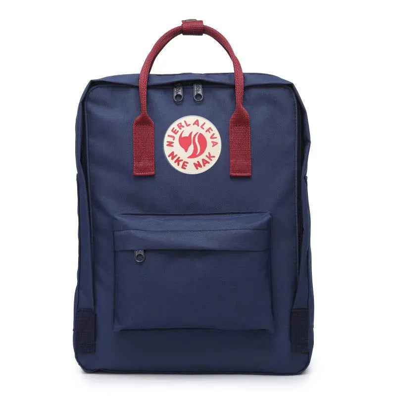 Outdoor Waterproof Fox Backpack Women's Schoolbag Men's Travel Bag Canvas