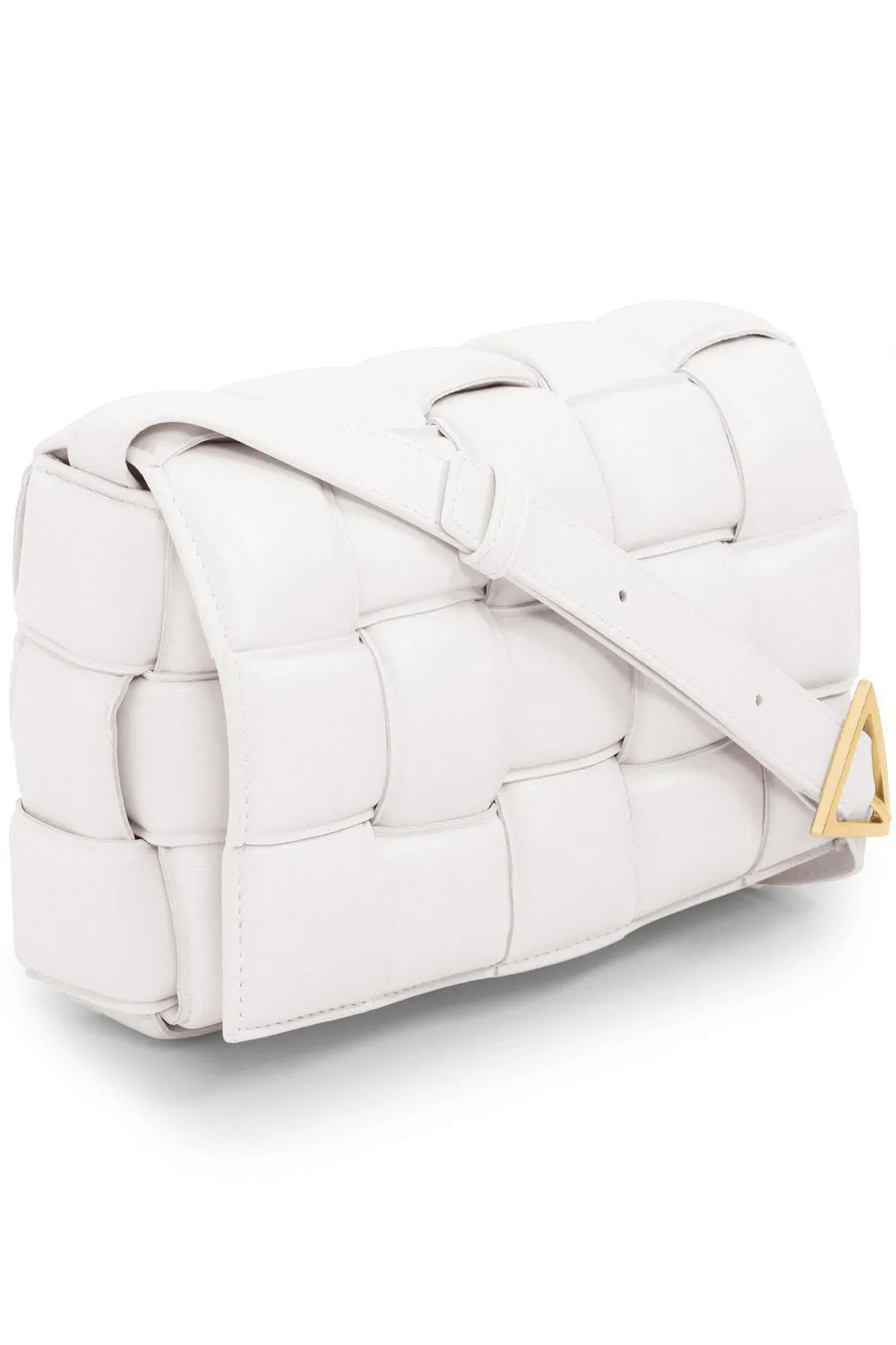 PADDED CASSETTE BAG | CHALK/GOLD