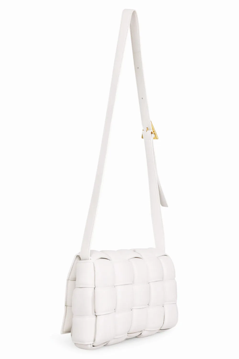 PADDED CASSETTE BAG | CHALK/GOLD