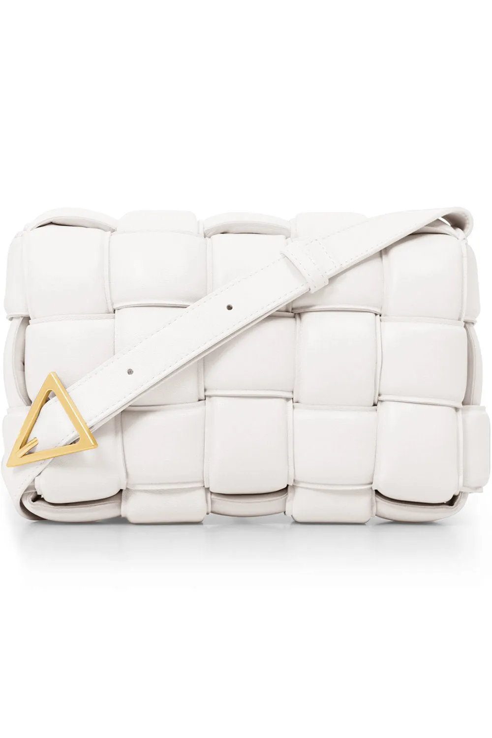 PADDED CASSETTE BAG | CHALK/GOLD