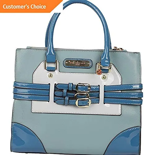 Sandover Nicole Lee Triple Buckle Belt Shoulder Bag 3 Colors | Model LGGG - 8119 |