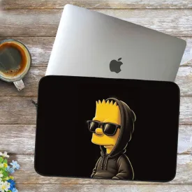 Simson Cartoon Double Side printed Laptop Sleeve with Vibrant Digital Prints – Protect Your Laptop in Style