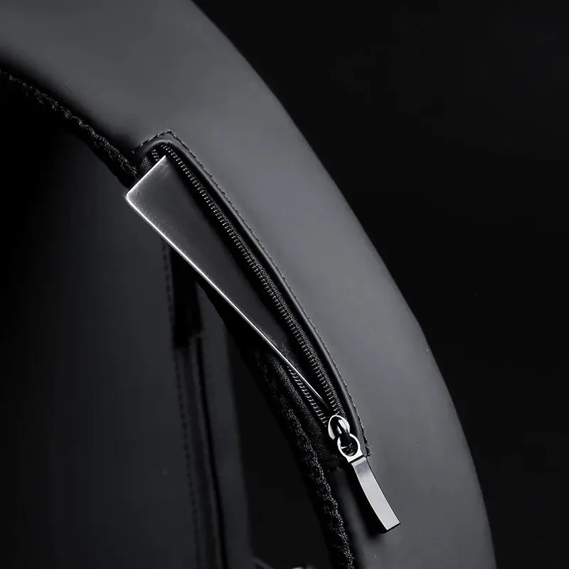 Travel Sling Bag Cross-Body Backpack With Anti-Theft Padlock & USB Charging Port