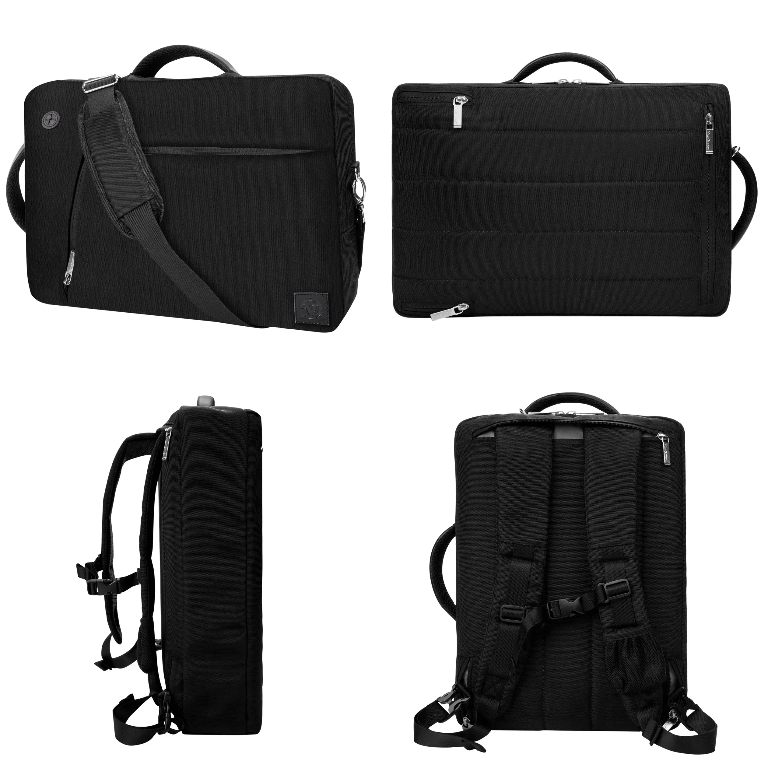 VanGoddy Slate Black Convertible Laptop Bag for Huawei Matebook 13, X Pro 13.9", X 13"